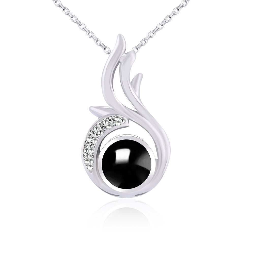 PX20 💌 Shooting Flame Photo Projection Necklace – Ignite Every Memory