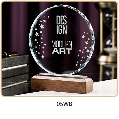 SP08 - Premium Crystal Trophy – Custom Engraved Corporate Award