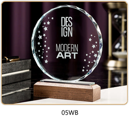 SP08 - Premium Crystal Trophy – Custom Engraved Corporate Award