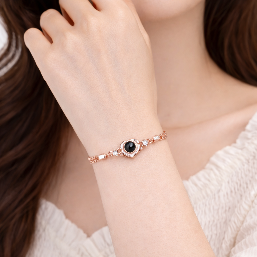 PS29 - Personalized Heart Photo Projection Bracelet