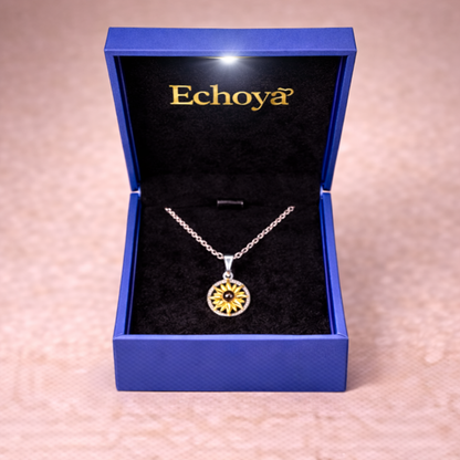 PXS106 - Sunlight Bloom Photo Projection Necklace