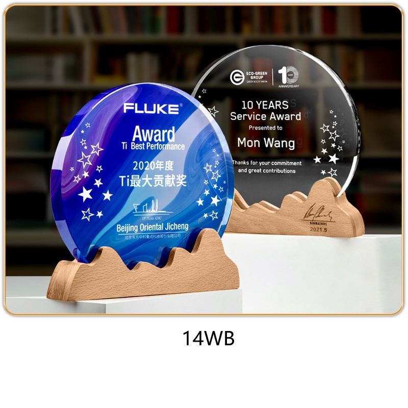SP08 - Premium Crystal Trophy – Custom Engraved Corporate Award