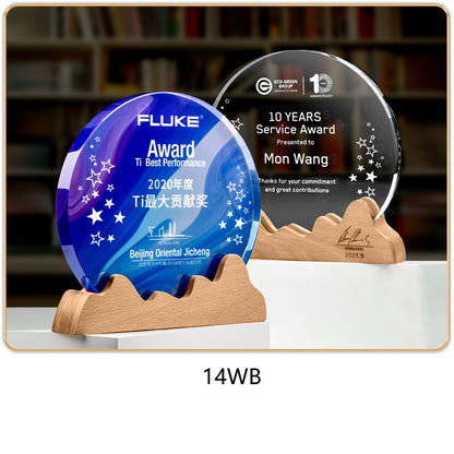 SP08 - Premium Crystal Trophy – Custom Engraved Corporate Award