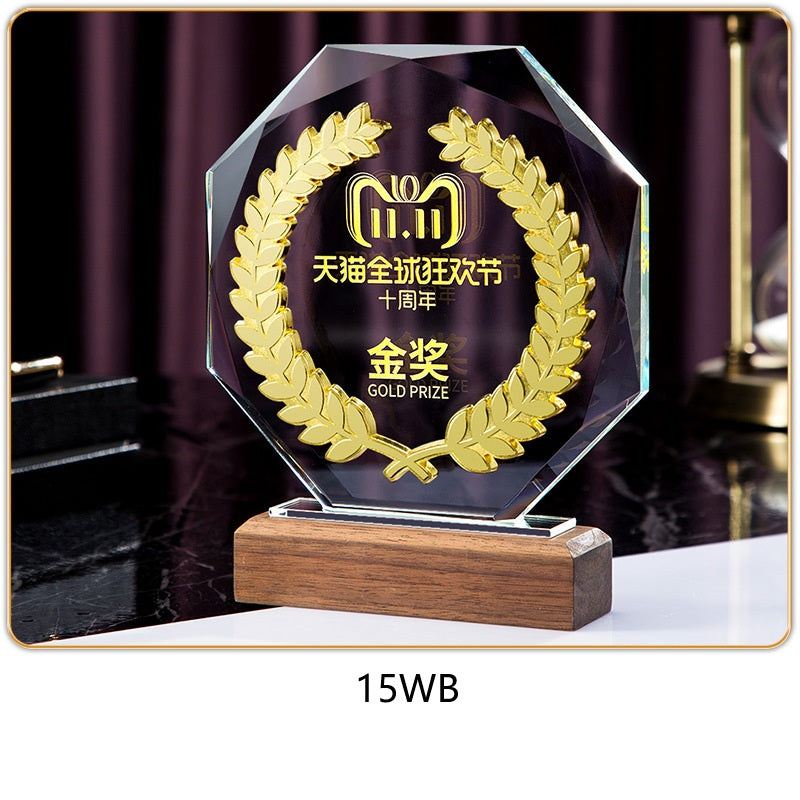 SP08 - Premium Crystal Trophy – Custom Engraved Corporate Award