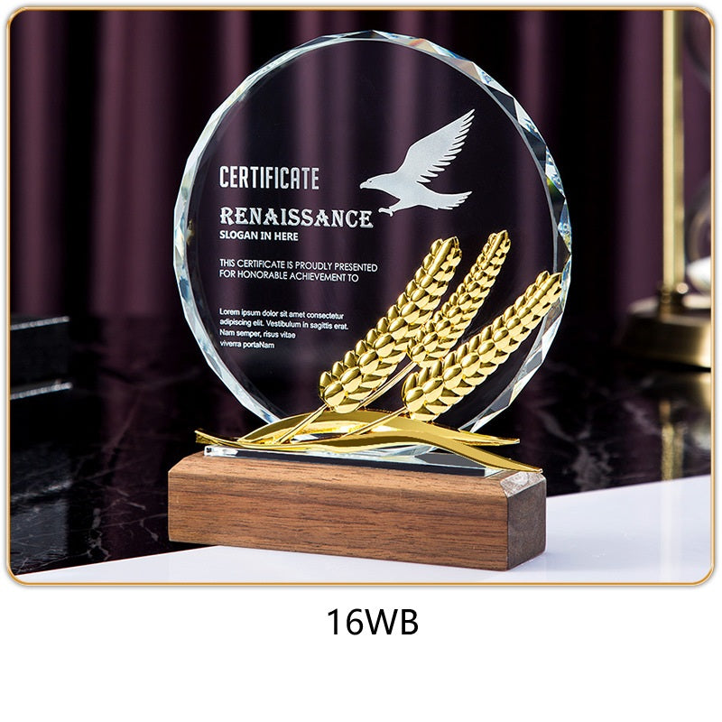 SP08 - Premium Crystal Trophy – Custom Engraved Corporate Award