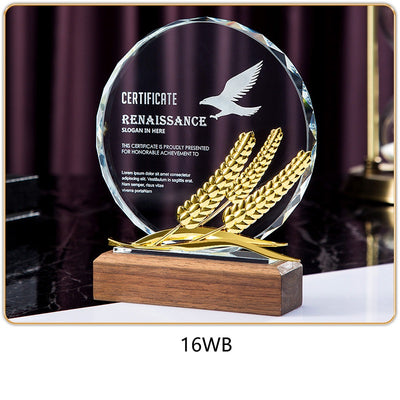 SP08 - Premium Crystal Trophy – Custom Engraved Corporate Award
