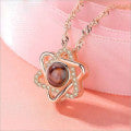 PX02 - Personalized Photo Projection Heart Necklace – Rose Gold, Silver, and Gold Colour