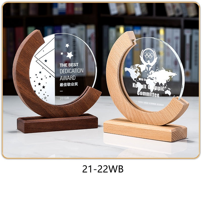 SP08 - Premium Crystal Trophy – Custom Engraved Corporate Award