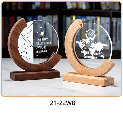 SP08 - Premium Crystal Trophy – Custom Engraved Corporate Award