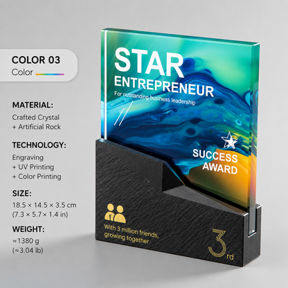 SP06 Creative Custom Crystal Award Trophy
