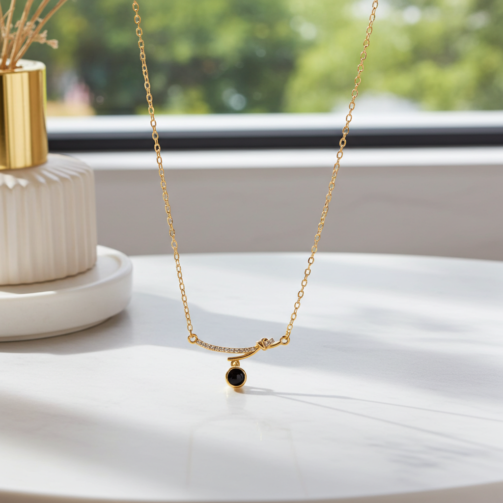 PX37 - Knot of Love Photo Projection Necklace