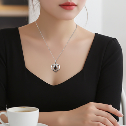 PX19 - Infinity Heart Hidden Photo Necklace – Gold / Silver / Rose Gold