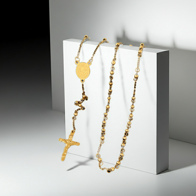 GP18 - Titanium Steel Beaded Necklace