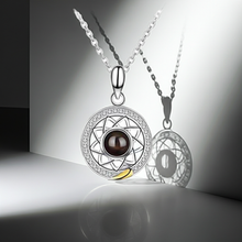 PX06 - Sun & Moon Custom Projection Necklace Set – Symbol of Eternal Connection