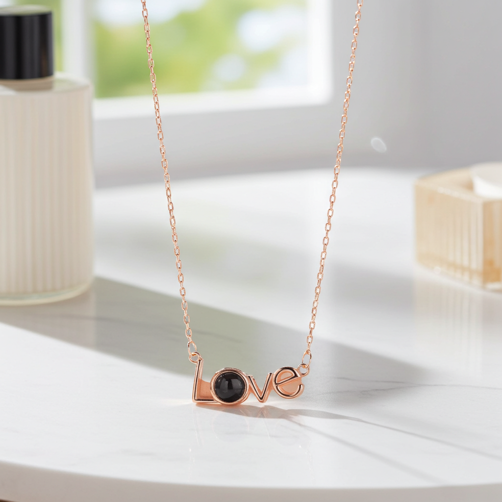 PX39 - Love Photo Projection Necklace