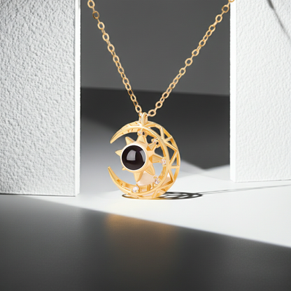 PX40 - Celestial Love Photo Projection Necklace