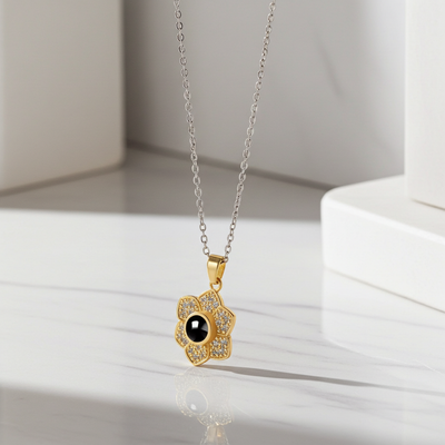 PX31 - Blooming Memory Projection Necklace – Eternal Flower Design