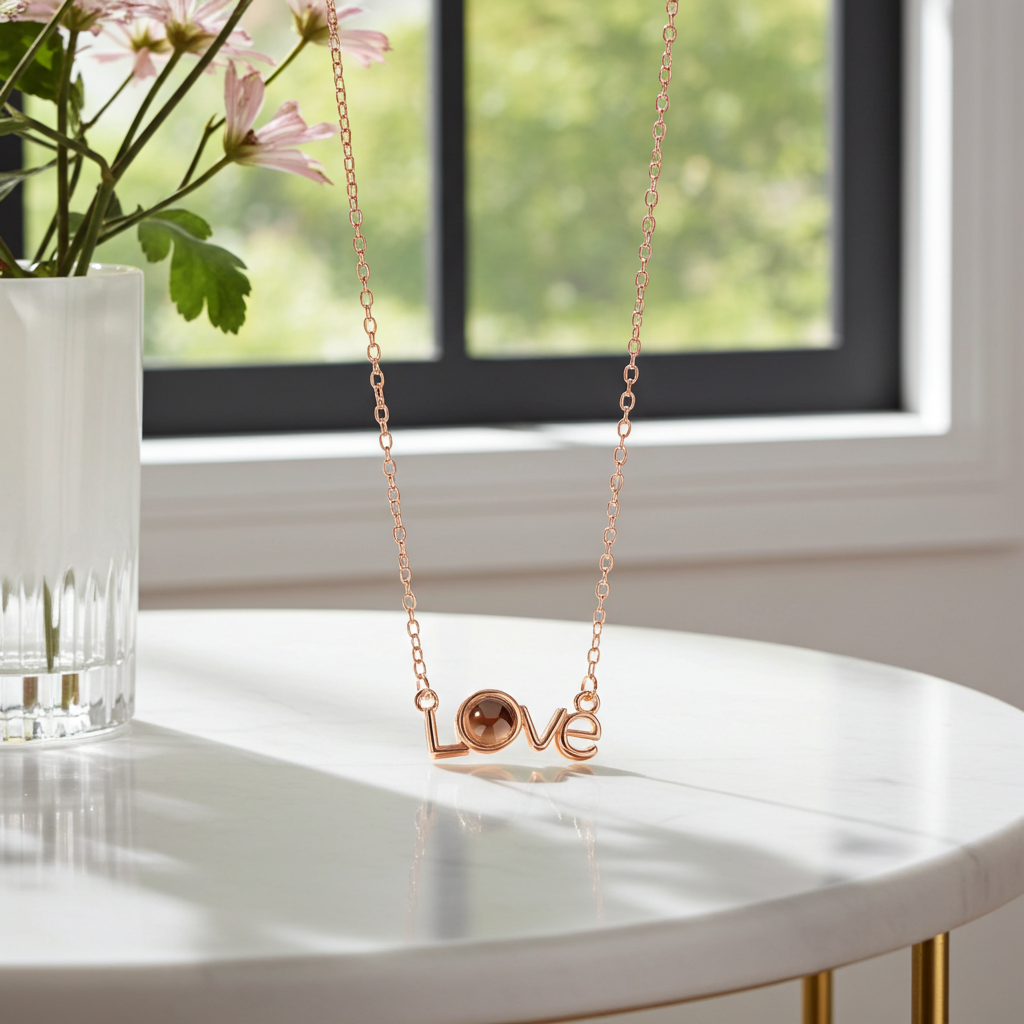 PX39 - Love Photo Projection Necklace