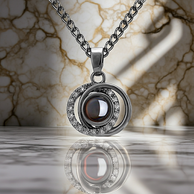 PX63 - Eternal Orbit Photo Projection Necklace