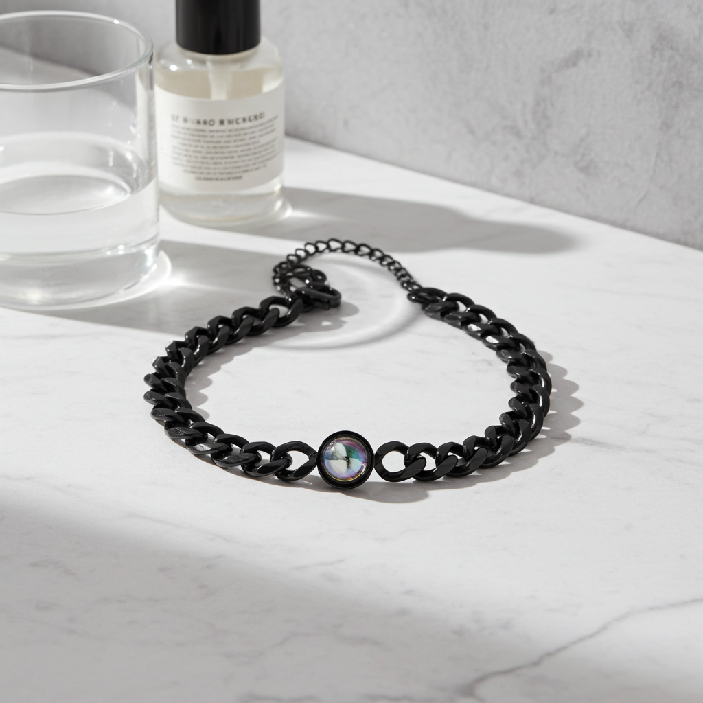 PS02 - Personalized Photo Projection Chain Bracelet