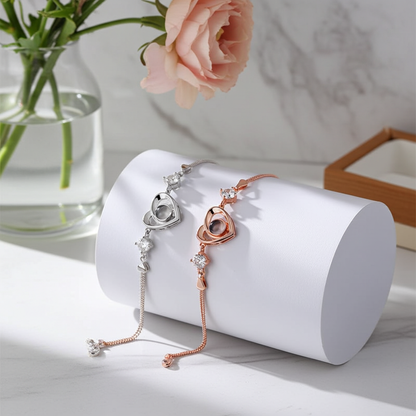 PS05 - Personalized Heart Photo Projection Bracelet