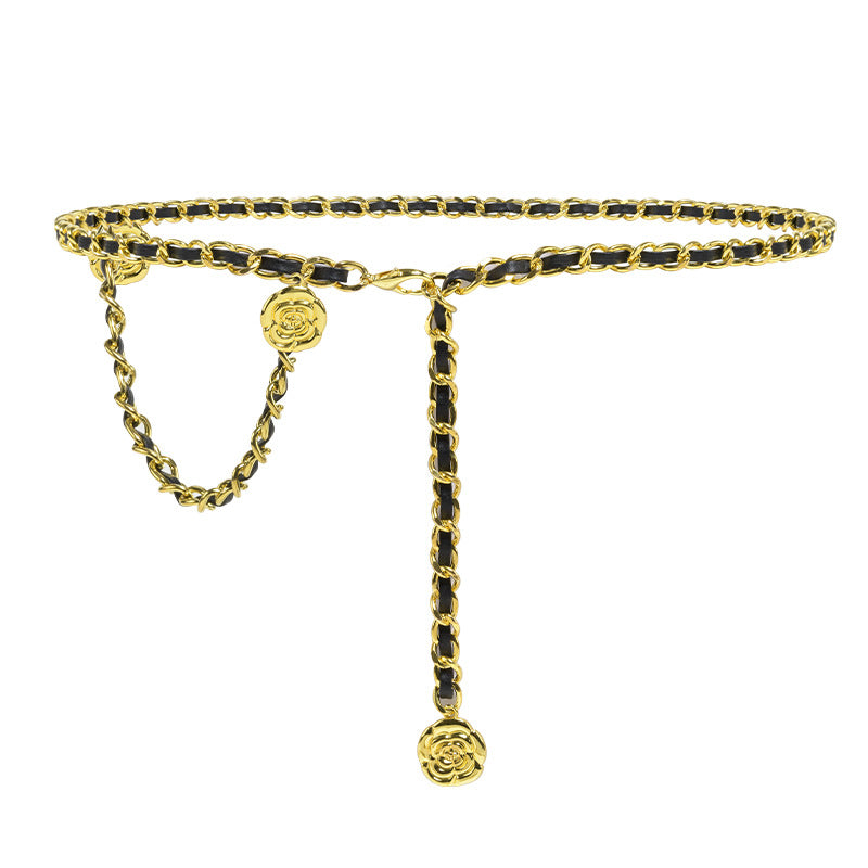 BC48 - Echoya – Golden Rose Chain Belt