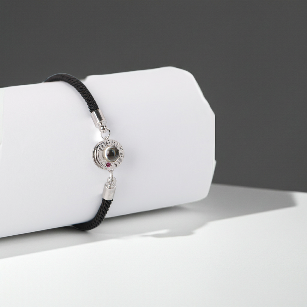 PS25 - Personalized Photo Projection Compass Bracelet