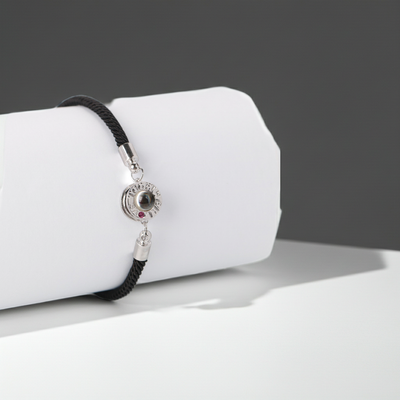PS25 - Personalized Photo Projection Compass Bracelet