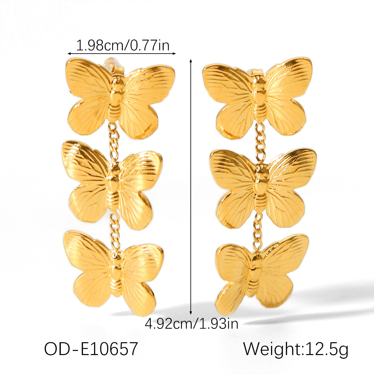CC08 - Butterfly Charm Jewelry Set – Grace in Every Detail