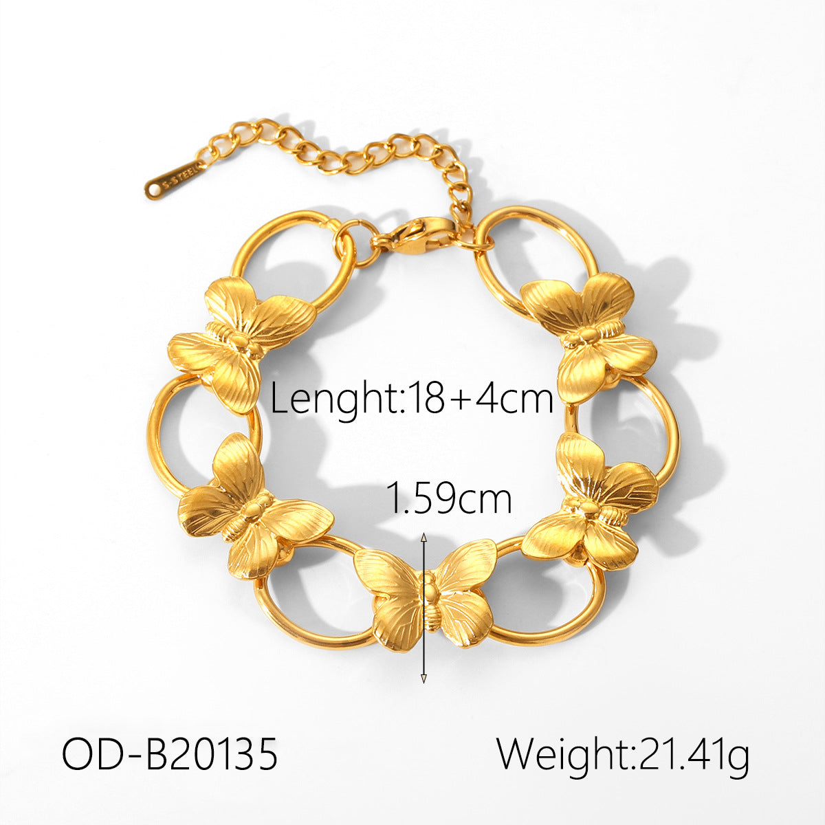 CC08 - Butterfly Charm Jewelry Set – Grace in Every Detail