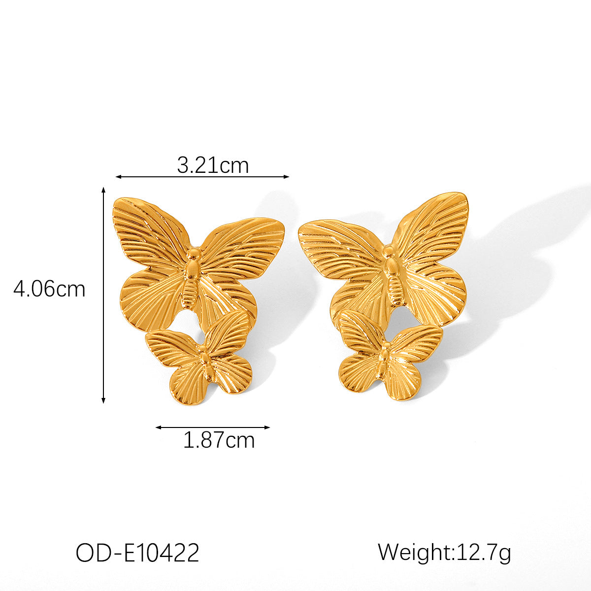 CC08 - Butterfly Charm Jewelry Set – Grace in Every Detail