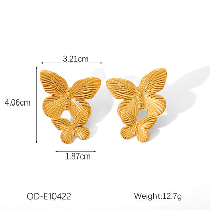 CC08 - Butterfly Charm Jewelry Set – Grace in Every Detail