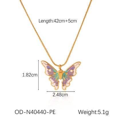 CC08 - Butterfly Charm Jewelry Set – Grace in Every Detail
