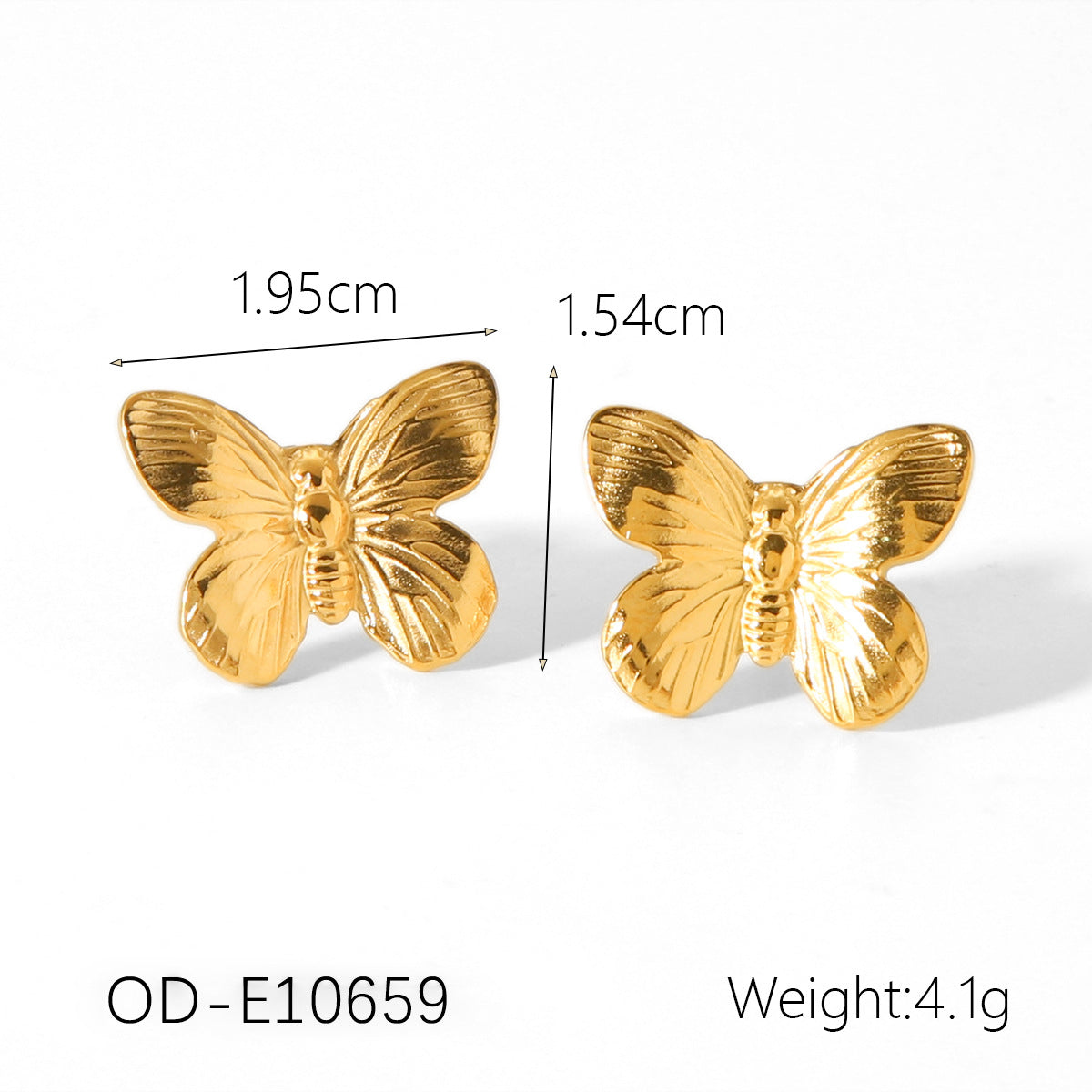 CC08 - Butterfly Charm Jewelry Set – Grace in Every Detail