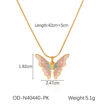CC08 - Butterfly Charm Jewelry Set – Grace in Every Detail