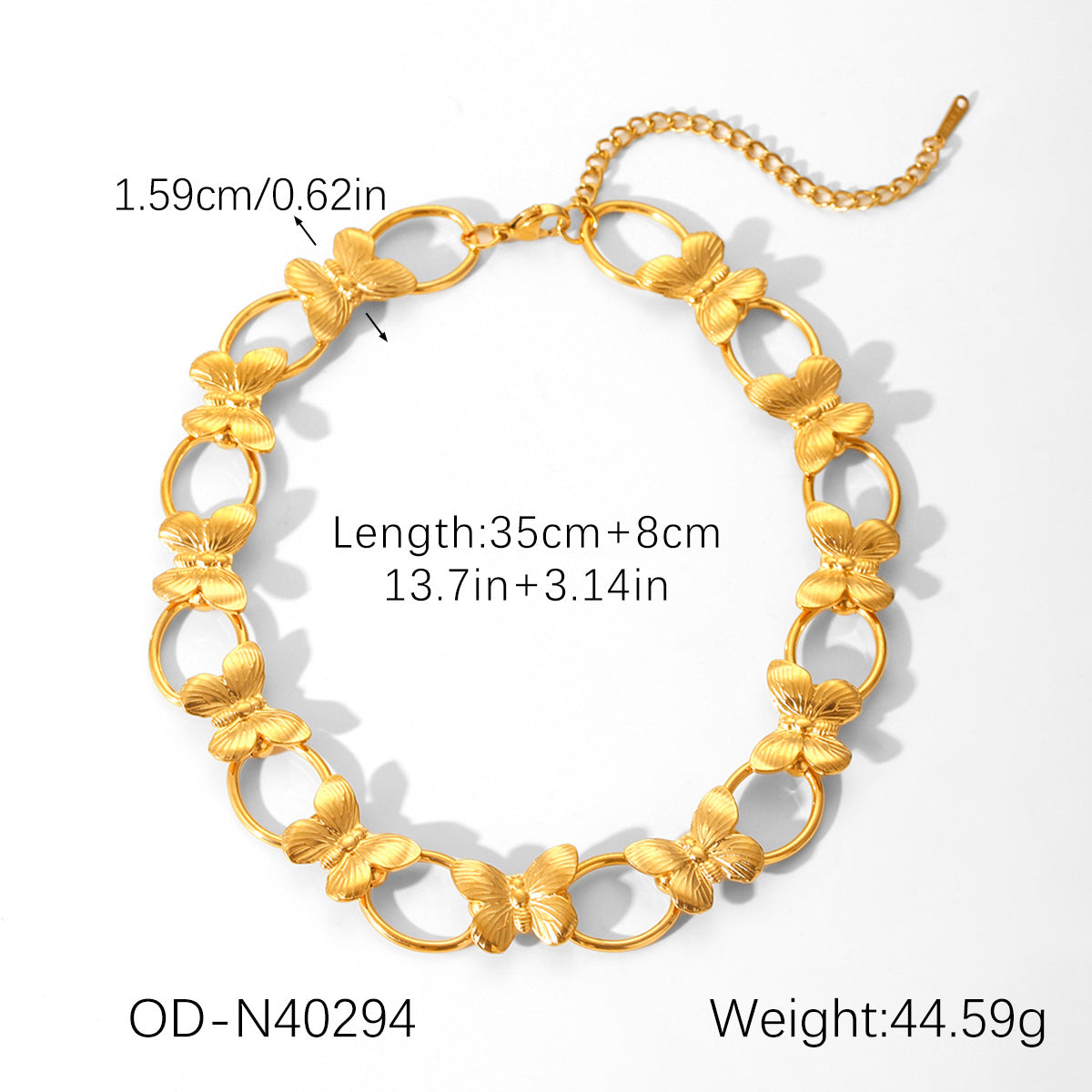 CC08 - Butterfly Charm Jewelry Set – Grace in Every Detail