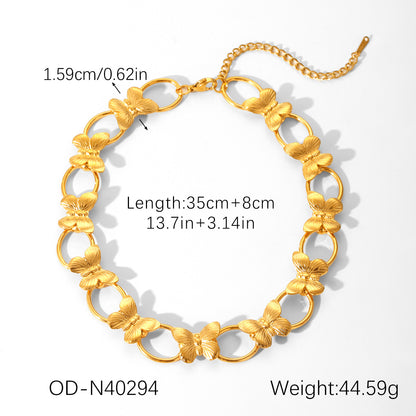 CC08 - Butterfly Charm Jewelry Set – Grace in Every Detail