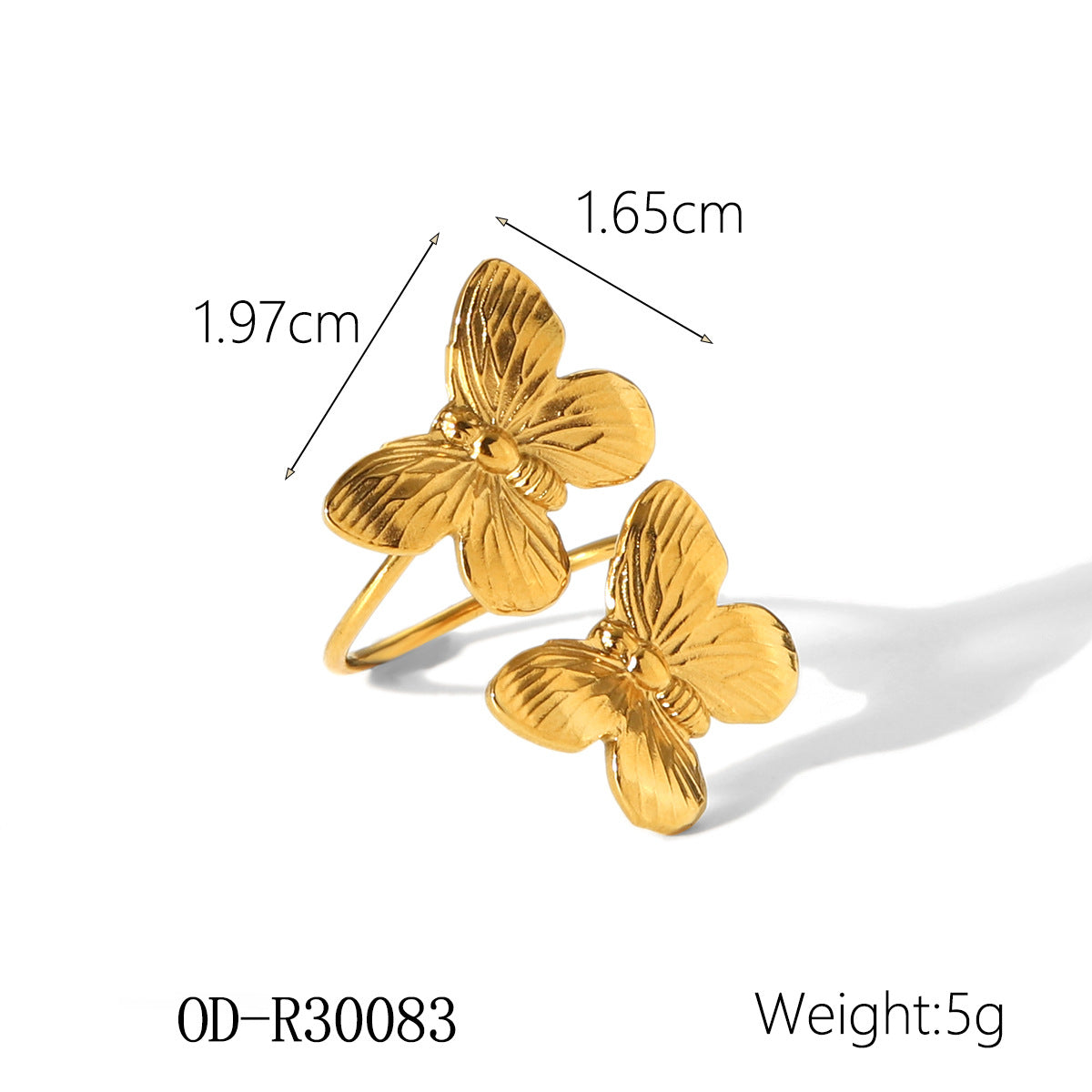 CC08 - Butterfly Charm Jewelry Set – Grace in Every Detail