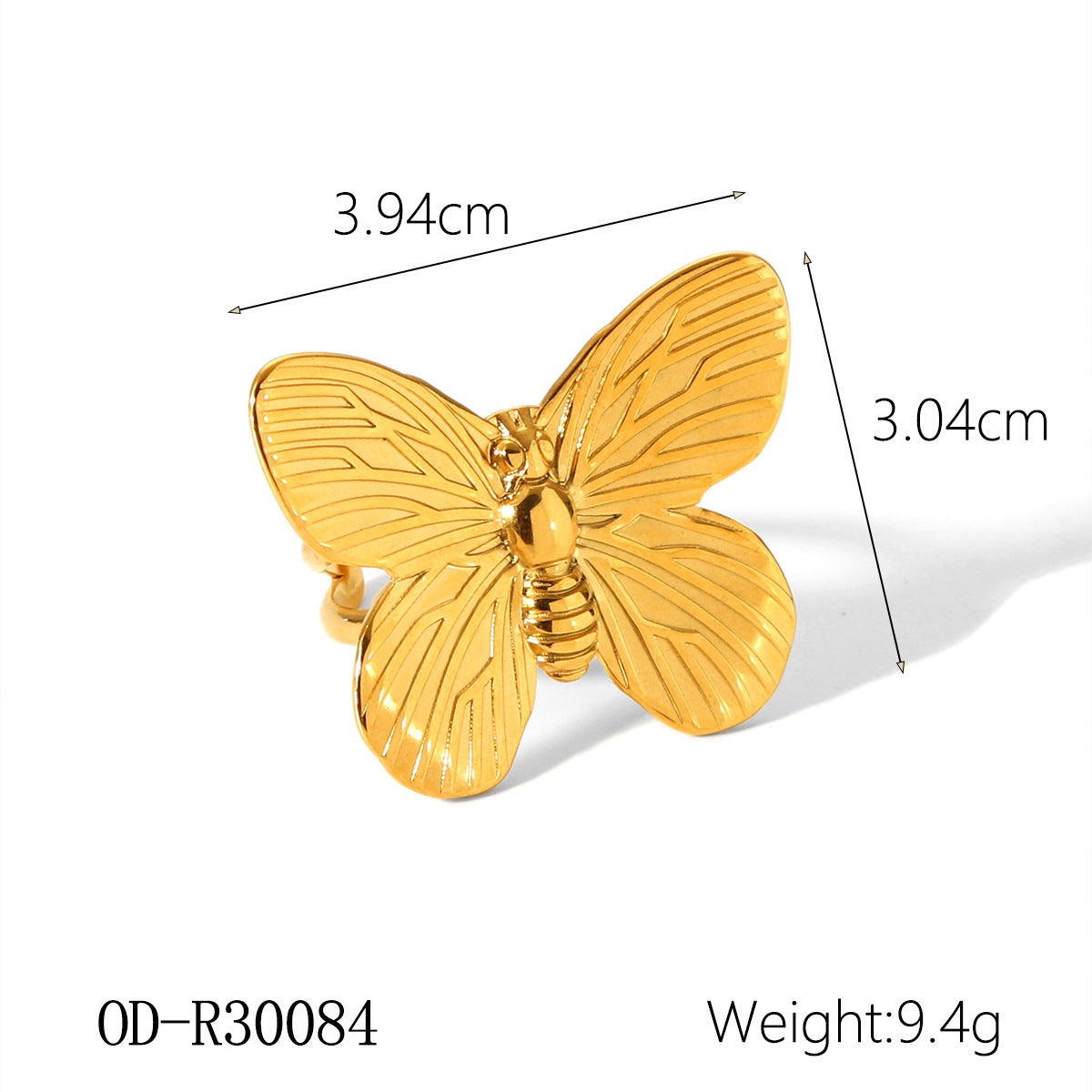 CC08 - Butterfly Charm Jewelry Set – Grace in Every Detail