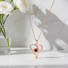 PX69 - Promise Heart Photo Projection Necklace
