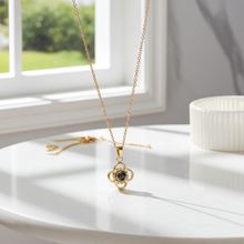 PX79 - Flower Photo Projection Necklace – A Blooming Memory Close to Your Heart