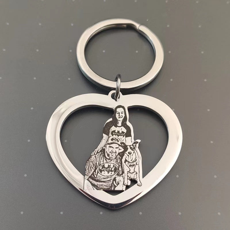 DZ02 🐾 Personalized Photo Keychains & Necklaces — Capture Memories Forever