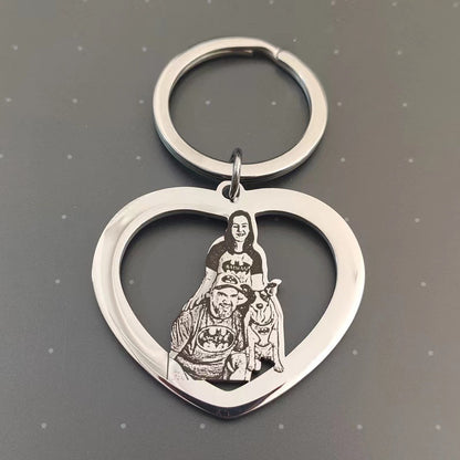 DZ02 🐾 Personalized Photo Keychains & Necklaces — Capture Memories Forever