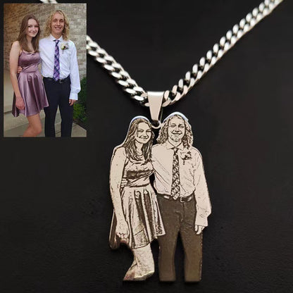 DZ02 🐾 Personalized Photo Keychains & Necklaces — Capture Memories Forever