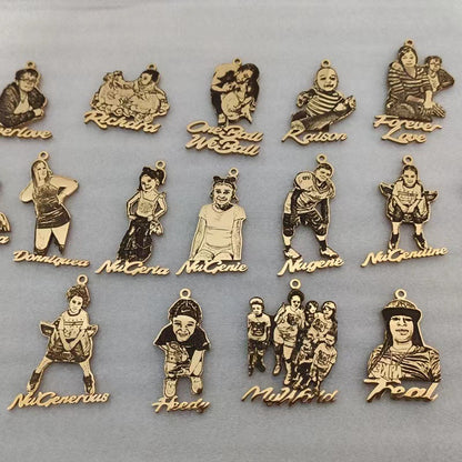 DZ02 🐾 Personalized Photo Keychains & Necklaces — Capture Memories Forever