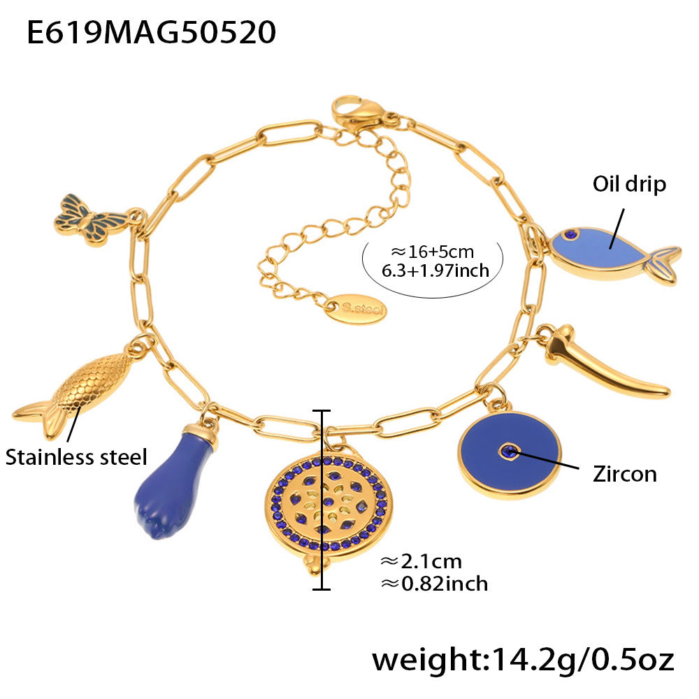 GP81 - Symbol Charm Bracelet