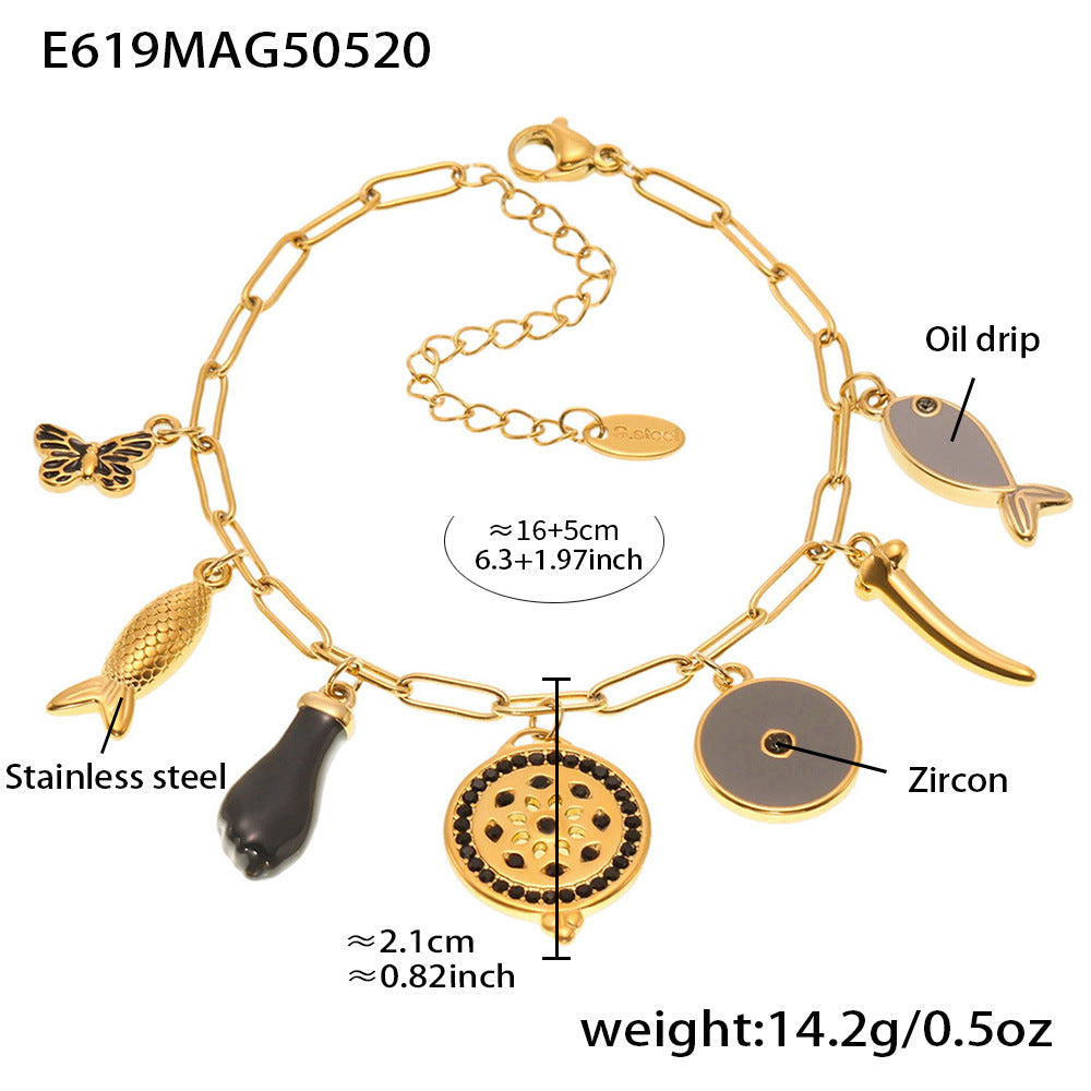 GP81 - Symbol Charm Bracelet