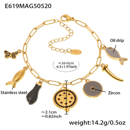 GP81 - Symbol Charm Bracelet