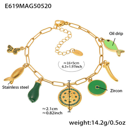 GP81 - Symbol Charm Bracelet