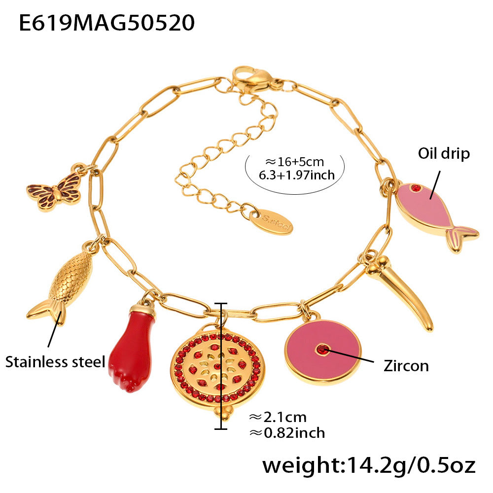 GP81 - Symbol Charm Bracelet